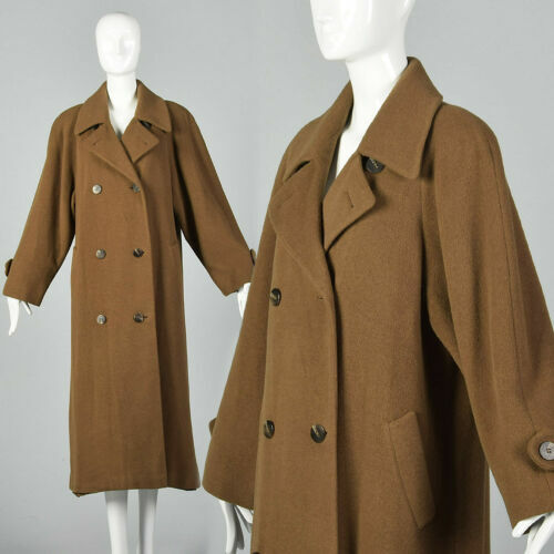 LENO CASHMERE DUFFLE COAT BROWN SIZE 2