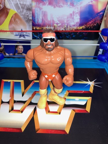 ACTION FIGURE WWF Macho Man Randy Savage (1991) Ha...