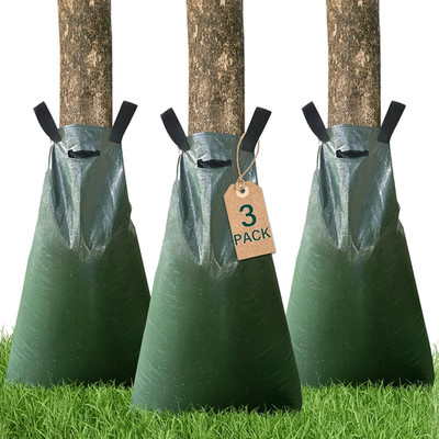 Tree Watering Bags 3 Pack, 20 Gallon Slow Release Gator Bags for Trees, Durable
