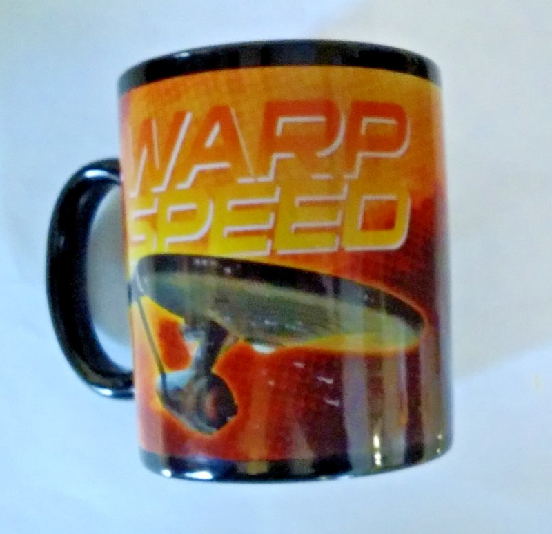 Star Trek Captain Kirk and Mr Spock Warp Speed 12oz Ceramic Coffee Mug