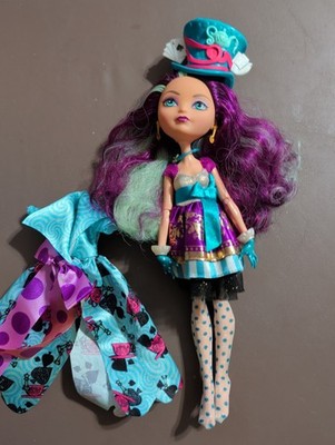 Mattel Ever After High First Chapter Madeline Hatter Doll Retired No Shoes Read