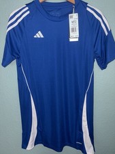Adidas Soccer Jersey Women&rsquo;s Size M &ldquo;MT2&rdquo; Royal Blue BNWT $40 Aeroready Dri-fit