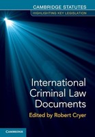 International Criminal Law Documents - Paperback - G245Z