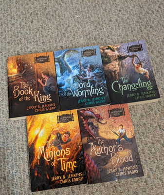 Lot Of 5 Paperback The Worming Series Written By Jerry B. Jenkins/Chris Fabry