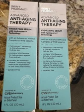 Skin + Pharmacy Advanced Anti-Aging Therapy Hydrating Serum w Hydropor 2 Pack