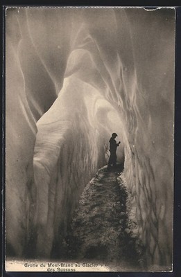 Grotte du Mont-Blanc, Glacier des Bossons, Ansichtskarte 
