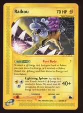 Raikou Pokemon TCG Skyridge 28/144 Rare LP or Better