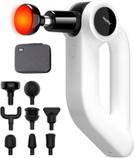 Massage Gun with Heat - Deep Tissue Percussion Massager for Pain Relief, 12mm