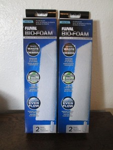 2 PACKS FLUVAL BIO-FOAM MECHANICAL FILTERATION 406/407 2 PER PACK