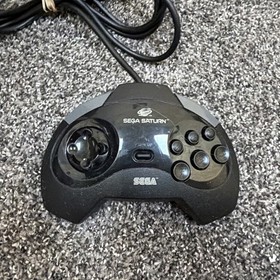 Sega Saturn Console Bundle - OEM Controller 2 Games Cables Working US VERSION