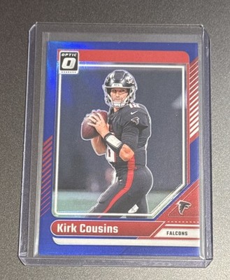 2024 Panini Donruss Optic - Kirk Cousins #7 Blue Prizm 088/199