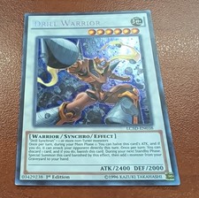 Konami Drill Warrior Legendary Collection 5D's 1st Ed Super Rare Synchro LC5D-E…