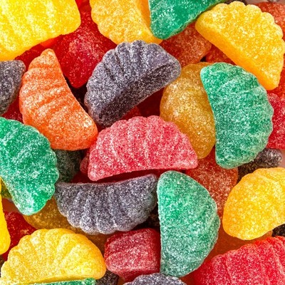 Fruit Slices - 2 Pound Bulk Pack (65 Count) - Assorted Fruit Jelly Candy - Un...