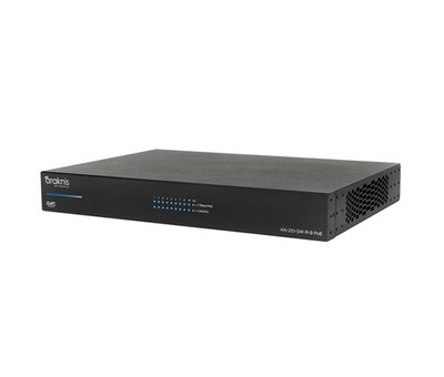 Arakins AN-210-SW-R-8-POE 8 + 2 Rear Ports Websmart Gigabit Switch, Brand New!