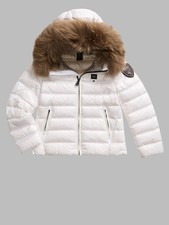 25WBLGC03380 100GG GIUBBINO BAMBINA BLAUER PIUMINO ARCADIA CAPPUCCIO PELLICCIA