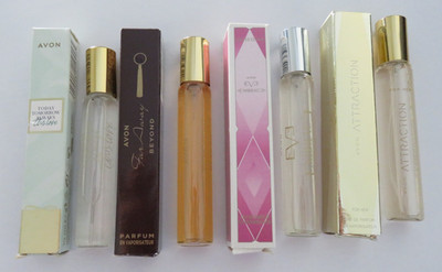 4 x 10 ml EdP / Eau de Parfum Taschenspray - Avon Far Away, EVE, TTA, Attraction