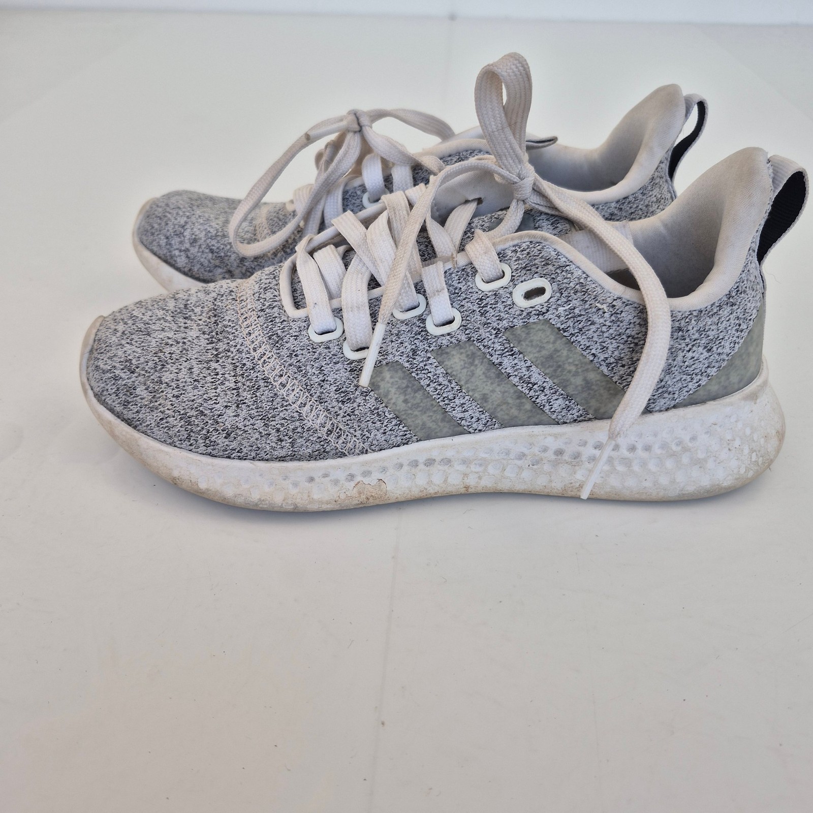 ADIDAS Trainers 3.5 Grey Girls Puremotion Comfortable Breathable Casual Shoes ADIDAS Trainers 3.5 Grey Girls Puremotion Comfortable Breathable Casual Shoes