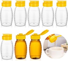 8 Pack 5oz Honey Squeeze Bottle, Refillable Small Squeeze Bottles for Honey 