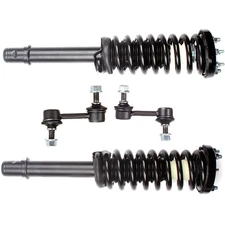 4pc Front Strut & Coil Spring Sway Bar Link for 2003-2007 Honda Accord 3.0L