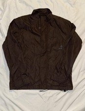 Brown vintage Volcom windbreaker jacket