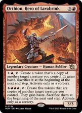 1 x Orthion, Hero of Lavabrink - March of the Machine - NM-Mint - MTG