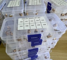 20PCS For Holley Carburetor 1/4-32 Gas Main JETS ASSORTMENT KIT 60-69