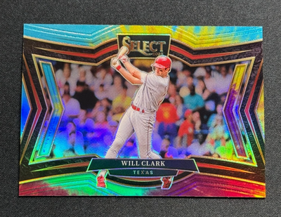 #ad 2025 Panini Select Baseball #245 WILL CLARK Diamond Level Tie Dye 02 25 $54.99