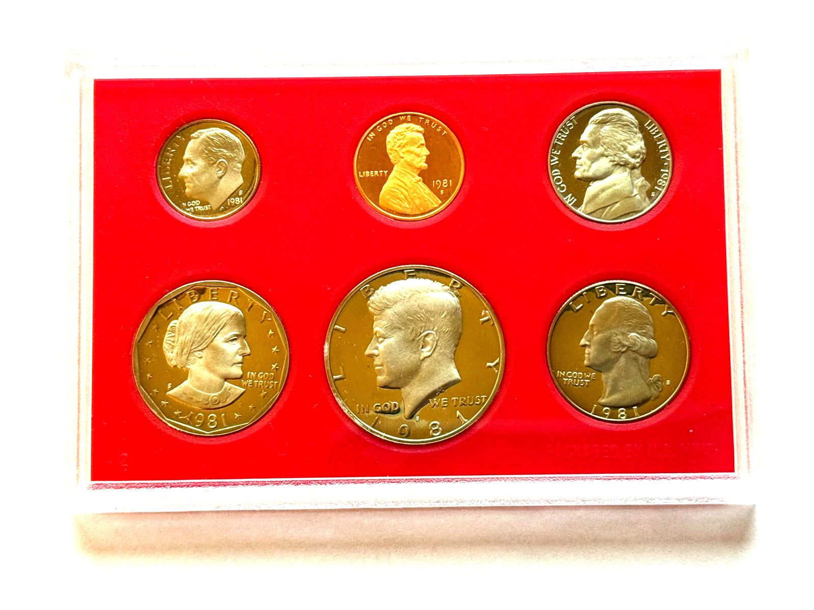 1981-S PROOF SET / EXTREMELY RARE / HARD TO FIND / UNC / ONLY (4,063,083) MINTED