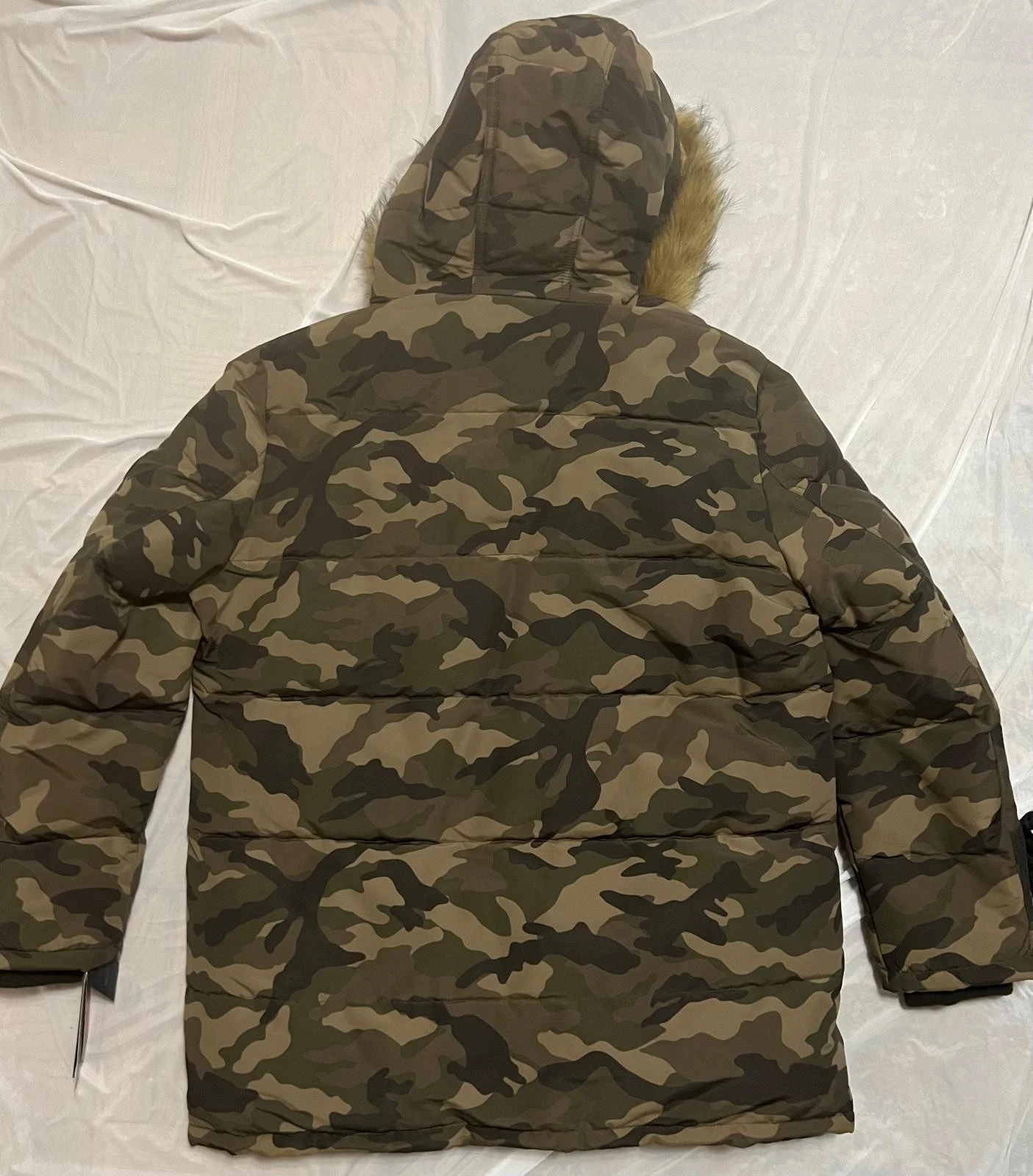 Tommy Hilfiger Men's XL Camo Snorkel Parka Faux Fur Hood 159AP468 image 3