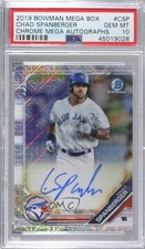 2019 Bowman Mega Box Chrome Mojo Chad Spanberger #BMA-CSP PSA 10 GEM MT Auto 8d2