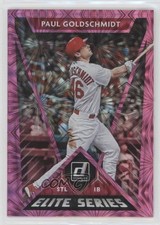 2020 Panini Donruss Elite Series Pink Fireworks Paul Goldschmidt #E-12 04br