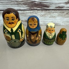 -SET OF 4- Russian Nesting Doll Set 