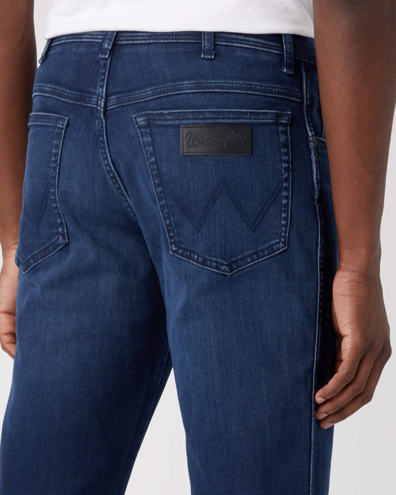 Wrangler Texas Stretch Authentic Straight Mens Jeans - Arm Strong image 2