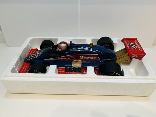 Mario Andretti 1983 #40 signed STP Wild Cat IndyCar Ezra Brooks Decanter