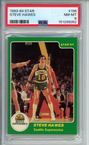Steve Hawes #196 1983 Star card