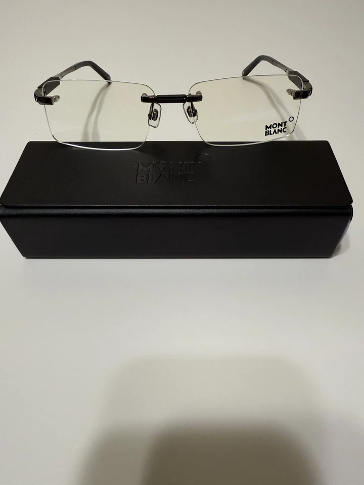 Gafas Montblanc sin marco (gris) Foto 2 de 4