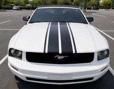 Racing Stripes Decals Vinyl Stickers Fits Compatible W Ford Mustang - Pair Racing Stripes Decals Vinyl Stickers Fits Compatible W Ford Mustang - Pair