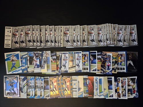 Jared Goff 79 Card Lot Prizm Inserts Detroit Lions Rams Collection 4x Pro Bowl - Afbeelding 2 van 6