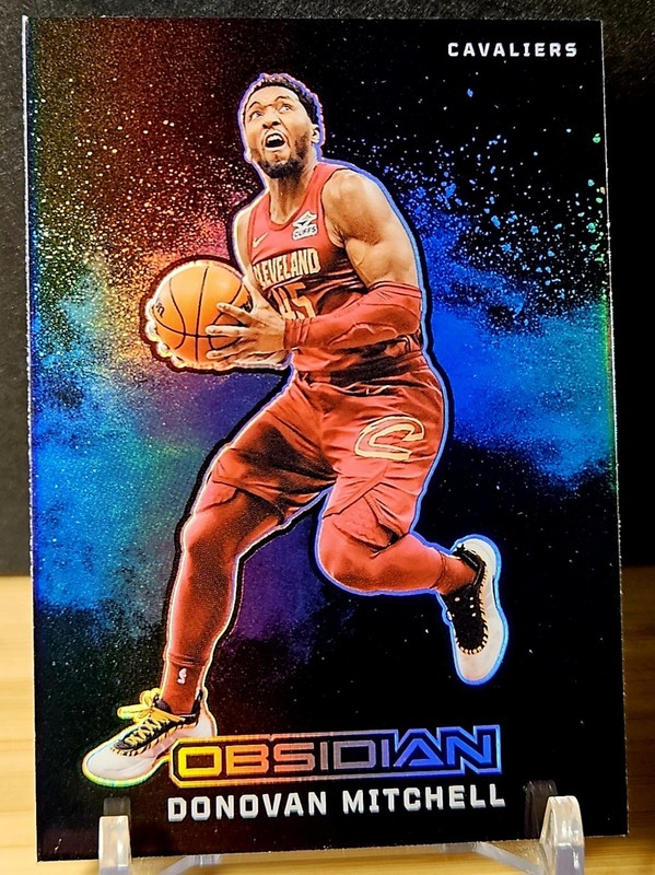 2024-25 Donovan Mitchell Panini Obsidian Color Blast Black Prizm SSP Case Hit