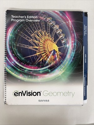 enVision Geometry Teacher's Edition program overview - 2024.    NEW/OTHER