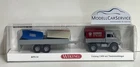 Wiking Special Model 1/87 (H0): 837104 Unimog U406 M. Tandem Trailer and Clearance Sign