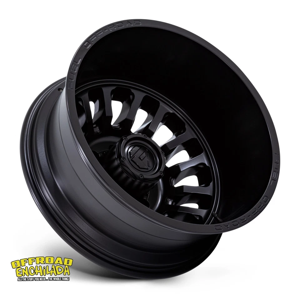 1/ 20x8.25" 8x200 Fuel Off-Road Arc Dually Rear Wheels Ford F-350 Ram 3500 DRW Foto 2 de 3