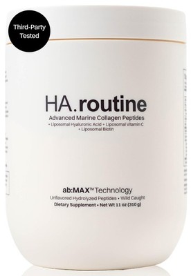 Advanced Marine Collagen Peptides Powder + Liposomal Vitamin C, Hyaluronic Ac...