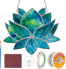 Unfinished Pre Cut Stained Glass for Adult Made Easy Stained Glass Craft with