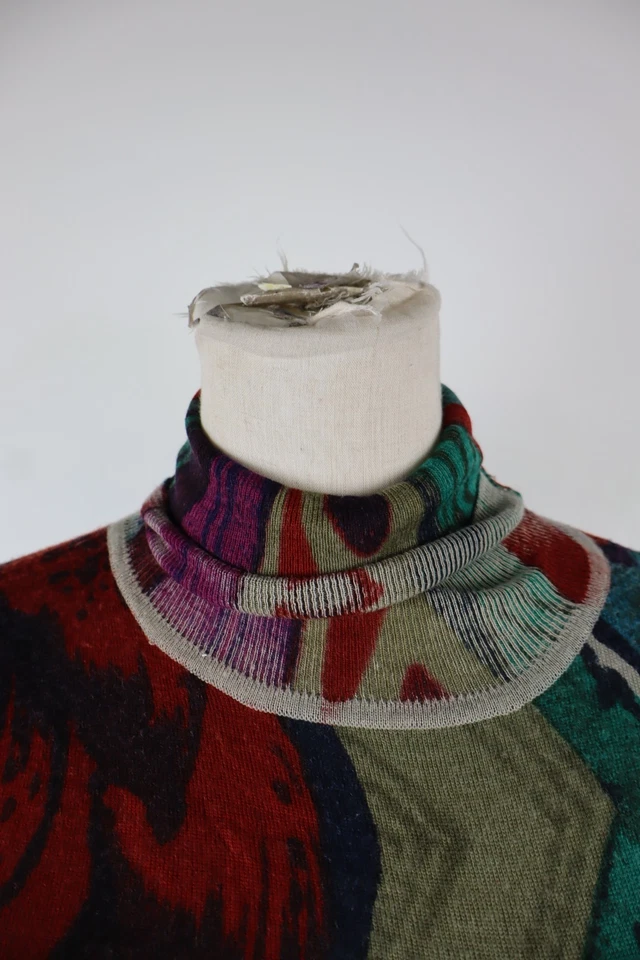 DESIGUAL VESTITO DONNA TG. XS WOMAN CASUAL VINTAGE DRESS ABITO LANA WOOL - Immagine 2 di 4