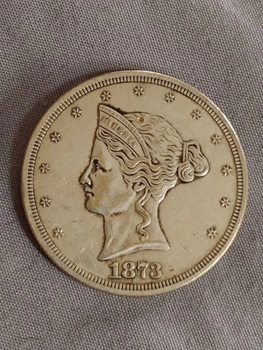 United States Trade Dollar $1 1873 420 Grains 900 Fine Silver Coin