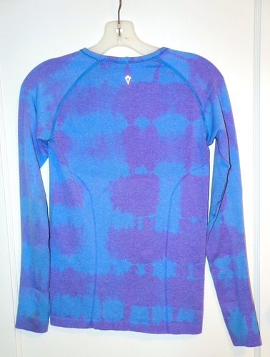 Ivivva Lululemon Swiftly Tech Top Seamless L. Slv Sky Blue Lavender 14 Girl - Picture 6 of 8