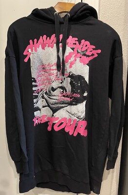 2018 Shawn Mendes The Tour Hoodie Concert Promo Black Size XS