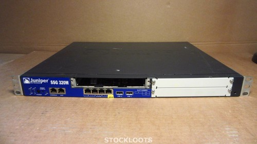 JUNIPER SSG-320M-SH Secure Services Gateway 4-port Gigabit INCL EARS EXCL MODULE - Picture 1 of 2