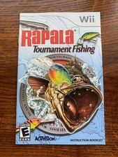 Rapala Tournament Fishing Nintendo Wii Instruction Manual Only